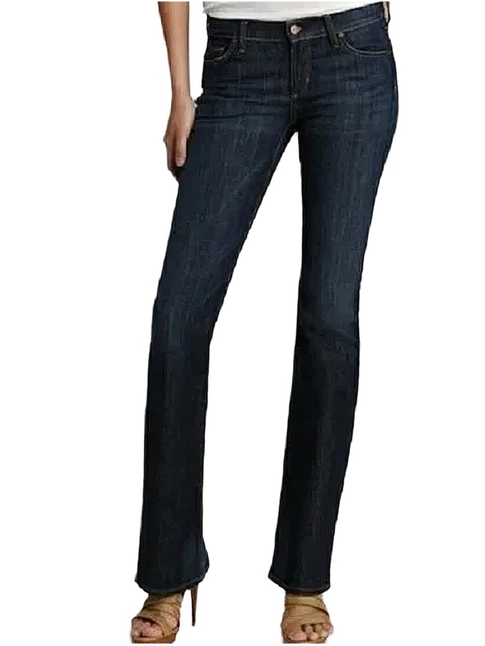 Citizens of Humanity Kelly Boot Cut Mid Rise Jeans Dark Wash Y2K Made Made USA